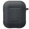 Θήκη Spigen Silicone Charcoal - Apple AirPods (066CS24811) Θήκη Spigen Silicone Charcoal - Apple AirPods (066CS24811)